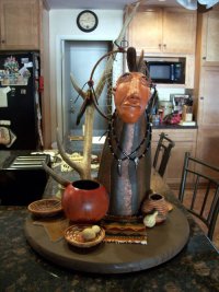 gourd art by Barbara Carpenter