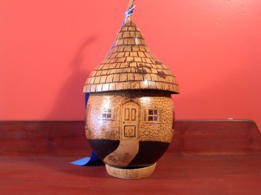 gourd bird feeder