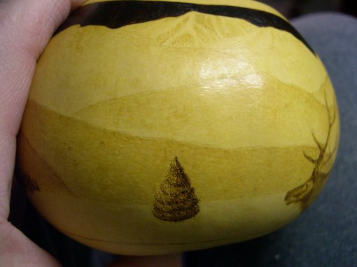 gourd pyrography