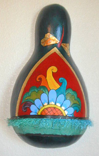 gourd art Cool Breeze by Mary Fahey