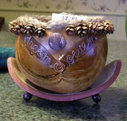 Georgette Bacon Gourd art