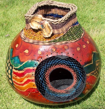 Marianne Barnes Gourd Art